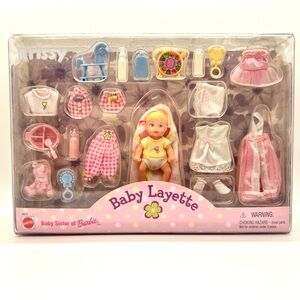 NIB/NRFP Krissy, Baby Sister of Barbie doll: Baby Layette (1999)